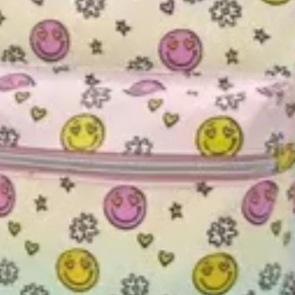 Girls Jessica Simpson Smiley Faux Leather Mini Backpack - Brand New